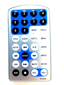 SYLVANIA PORTABLE DVD PLAYER REMOTE CONTROL RC-M28E for SDVD1030 - Picture 1 of 1