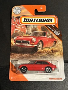 Matchbox 1971 MGB Coupe Flame Red MBX Countryside Series Toy Car #61/100 2020 - Picture 1 of 2