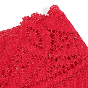 Reusable Table Runner Hand 33x180cm Knitted Floral Lace Table Runner Edge - Picture 1 of 36