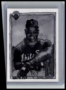 Caja de zapatos Topps Treasures 2025 Andy Friedman escala de grises 61/75 Frank Thomas - Imagen 1 de 2