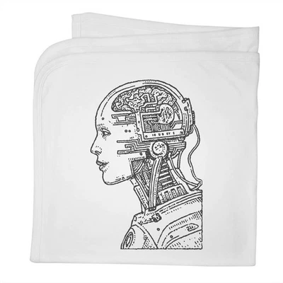 Manta/Chal Bebé Algodón 'Robot Humano' (BY00046353) Foto 1 de 2