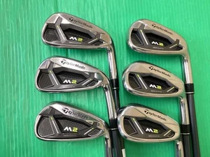 TaylorMade M2 Iron Set 5-9,Pw 6pcs REAX 75 graphite shaft Flex S Stiff RH 【Good】 - Picture 1 of 6