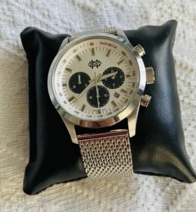 Potens 40-2868 Stainless Steel Chrono Watch - Picture 1 of 5