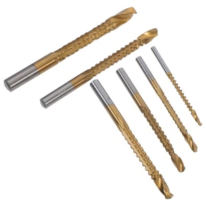 Set 6 pezzi punte per trapano resistenti misura 3 mm 4 mm 5 mm 6 mm 6,5 mm 8 mm punte per trapano - Foto 1 di 12