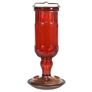 Perky-Pet Hummingbird 24 Oz. Glass Nectar Feeder 4 Ports Pack Of 2 - Picture 1 of 1