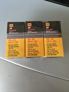 Kodak Micro Disquettes 2S-2D Double Face Double Densité 3-1/2" (3 paquets de 10) - Photo 1/6