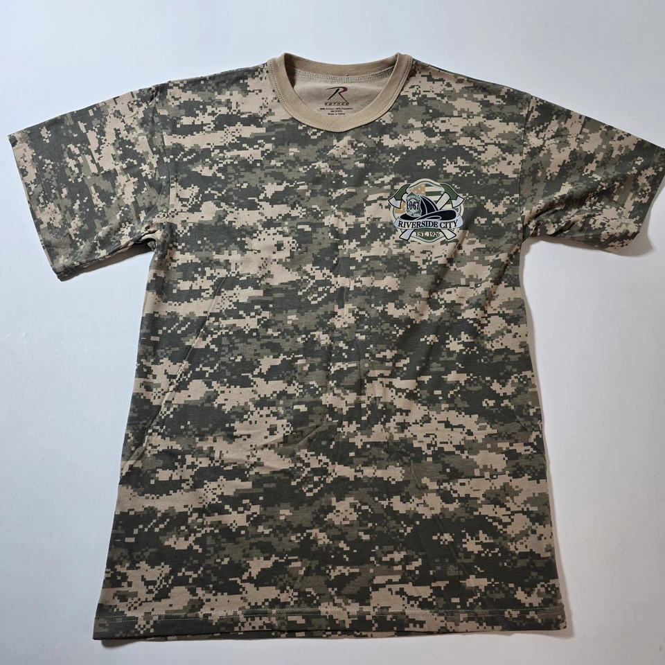 Riverside County Fire Dept. Shirt Size Large Army  - Image 1 of 4