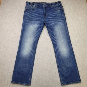 American Eagle Original Bootcut Jeans Herren 38x32 Blau Next Level Flex Whiskered - Bild 1 von 13