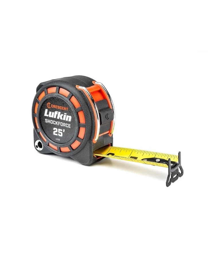 Lufkin 1-3/16" x 25' Shockforce G1 Dual Sided Tape Measure - L1125-02 - Image 1 of 4