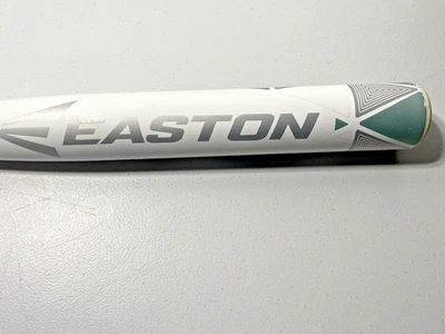 Bate de softbol lanzamiento rápido Easton Crystal FP18CRY 33" 20 oz blanco y plateado Foto 1 de 4