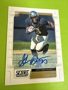 Greg Dortch 2019 Score Autogramm Football Rookie Az Cardinals/Wake Forest RC - Bild 1 von 3