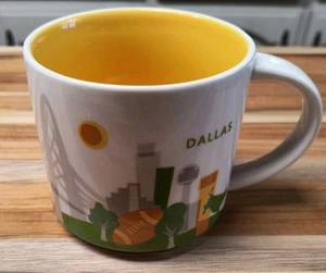 Taza Dallas Starbucks You Are Here Collection 2013 14 oz taza Texas nueva sin caja - Imagen 1 de 6