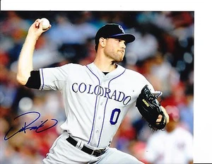 COLORADO ROCKIES ADAM OTTAVINO SIGNIERT PITCHING 8X10 - Bild 1 von 1