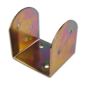 Supporto Staffa di Montaggio per Travi in Acciaio 90X90 mm spessore 3 mm 10 Pz - Foto 1 di 1