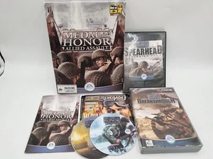 MEDAL OF HONOR ALLIED ASSAULT BIG BOX PC + Spearhead + Breakthrough Expansions - Picture 1 of 13