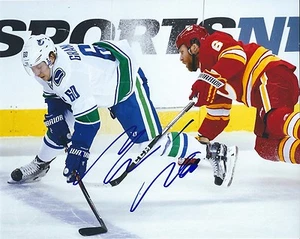 Signiertes 8x10 Markus Granlund Vancouver Canucks Foto - Echtheitszertifikat - Bild 1 von 1