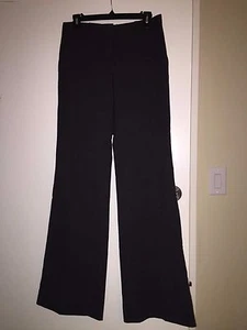 Neu mit Etikett Tory Burch Felise Hose weites Bein Wolle Stretch dunkelgrau 295 $ – Größe 4 - Bild 1 von 6