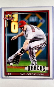 2016 Topps Archives 1991 5x7 #231 Paul Goldschmidt /49 AZ DBacks Jumbo Card 7x5 - Picture 1 of 3