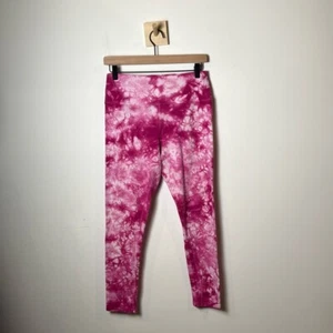 Champion Damen High Waist Pink Tie Dye Leggings Barbie Freizeit Gr. M - Bild 1 von 8