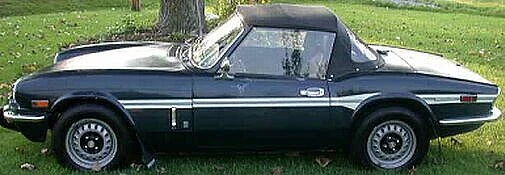 Nuevo Triumph Spitfire 1500 1975-1981 OEM kit de rayas laterales RARO Foto 1 de 3