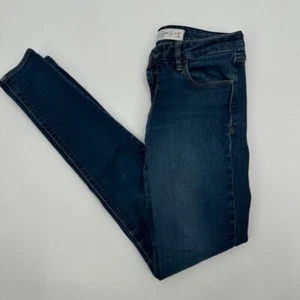 Abercrombie & Fitch Jeans Damen 26x29 Blau Denim Stretch Skinny Leg Slim Fit - Bild 1 von 15