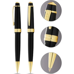 CROSS Kugelschreiber F BAILEY Schwarz dokumentenecht schwarze Mine Kunststoff - Bild 1 von 3