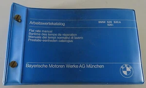 Arbeitsrichtzeiten BMW 5er E12 520/520 I / 520A Stand 05/1974 Francés - Imagen 1 de 3