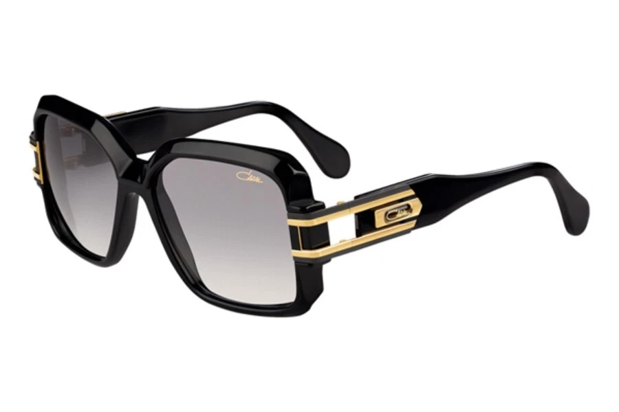 CAZAL Legends Mod. 623/3 Col. 001 Gloss Black Gold Sunglasses Made in Germany