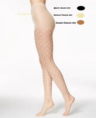 Medias Tono Classic Dot Control Top Transparente 1, 2, 3 Foto 1 de 2