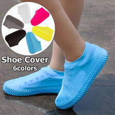 Anti-slip Silicone Zipper Reusable Rain Shoe Covers Waterproof Cover Protector A