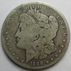 1889-O Silver Morgan Dollar -Circulated- (#410n) - Picture 1 of 2
