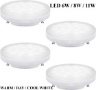 PACK OF 4 LED 6W/8W/11W GX53 Bulbs Light  Tablet Replacement CFL  DAY/COOL/WARM