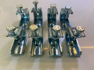 Beam Clamps 1/4" x 20 Beam Clamp for Threaded Wire Ring (Set of 8) Brand New - Picture 1 of 6