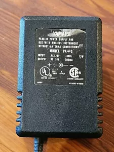 Genuine YAMAHA PA-3 Power Supply DC 10V 700mA AC Adapter USED Japan Free Ship - Picture 1 of 4