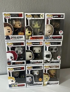 Horror Funko Pop 9 Stück - Jason Voorhees, Michael Myers, Leatherface usw. - Bild 1 von 3