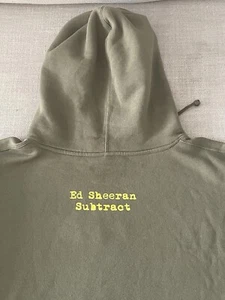 Ed Sheeran Subtract Concert Souvenier Hoodie sweater pullover sweatshirt Large - Picture 1 of 9