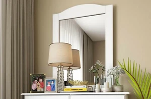 100% Solid Wood Frame Mirror by Palace Imports. 2 Supports Included - Picture 1 of 10