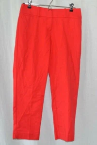 NWT Ann Taylor Loft The Rivera Pant Cropped Julie Fit Dark Salmon Dress Pants 0 - Picture 1 of 3