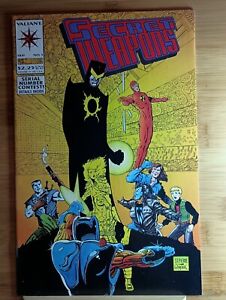 1993 Valiant Comics Secret Weapons 1 Joe St Pierre Cover Artist FREE SHIPPING 