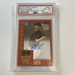 Mitch Keller 2019 Topps Update Series - 1984 Topps Baseball Red Auto Rc #05/25 - Bild 1 von 6
