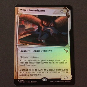 Wojek Investigator (Vitrina) FOIL 340 MTG Asesinatos en Karlov Manor (MKM) Raro Casi Nuevo - Imagen 1 de 2