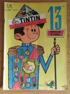 Le journal de Tintin n° 681 , couverture Géri , ( Dargaud , 09/11/1961 ) - Picture 1 of 2