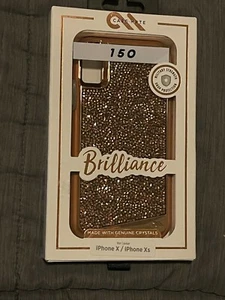 Case-Mate Case for Apple iPhone x or xs - Brilliance Made /w Crystals - Picture 1 of 2