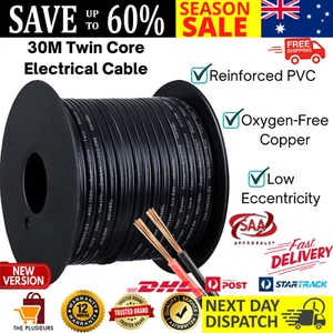 2.5MM Electrical Cable Electric Twin Core Extension Wire 30M Car 450V 2 Sheath - Picture 1 of 13