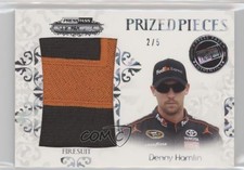 2012 Press Pass Showcase Prized Pieces Memorabilia Melting Foil /5 Denny Hamlin
