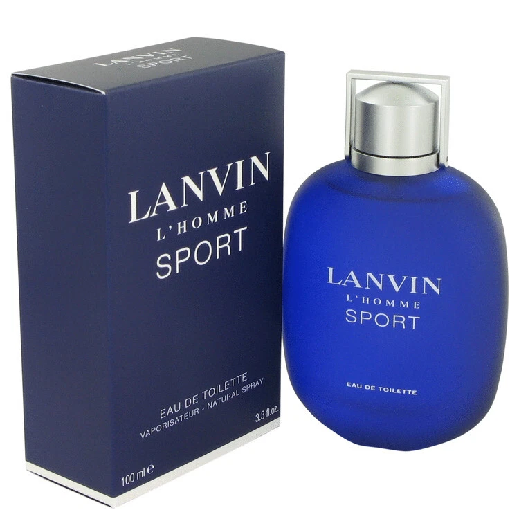 Lanvin L'homme Sport Fragrance 3,3 oz Eau De Toilette Spray MSRP $80 NOVO NA CAIXA - Imagem 1 de 1