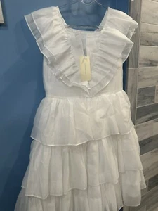 NWT Trish Scully child full length white 14 - Picture 1 of 4