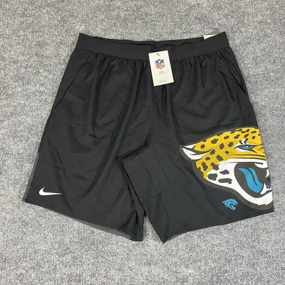 Pantalones Cortos Nike Jacksonville Jaguars Elastizados Tejidos Para Hombre XL Negros Dri Fit Nuevos con Etiquetas Foto 1 de 4