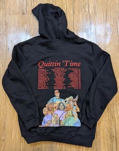 Zach Bryan Quittin Time Tour Merch Hoodie Official Men's Size XL 2024 Heavy B30 - Picture 1 of 5