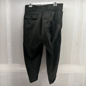 Vintage Eddie Bauer Tweed Knickers 32 Wool Blend Green Talon Riding Hunting Ski - Picture 1 of 7